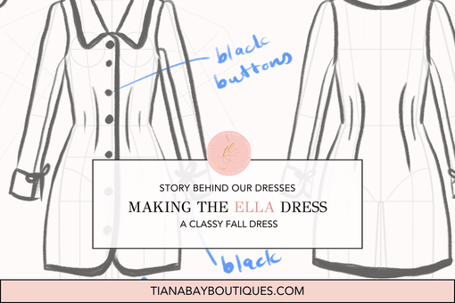 Making the Ella Dress - A Classy Fall Dress