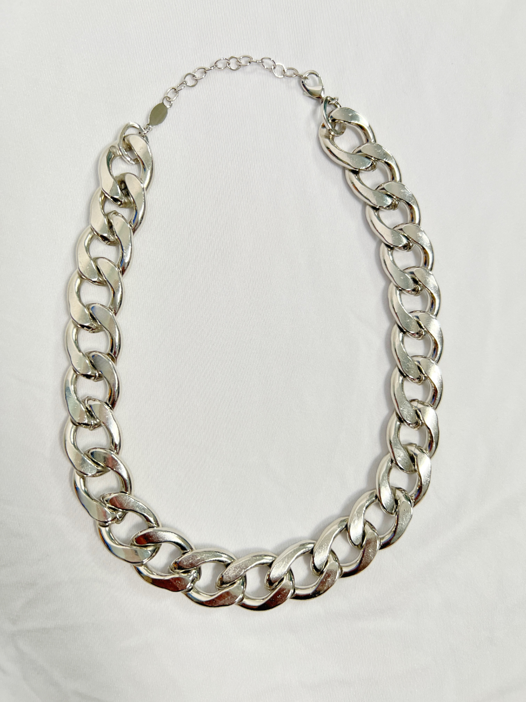 Chunky online silver chains