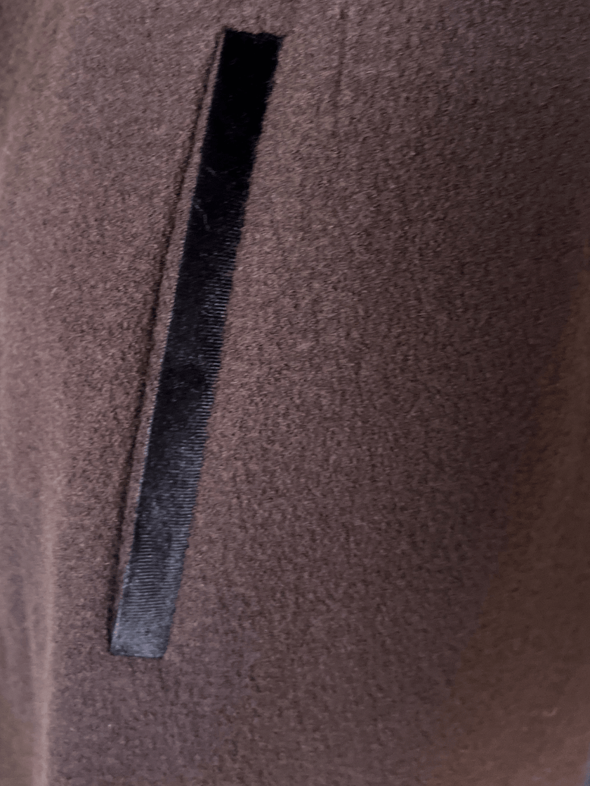 Ella Wool Dress - Chocolate/Espresso