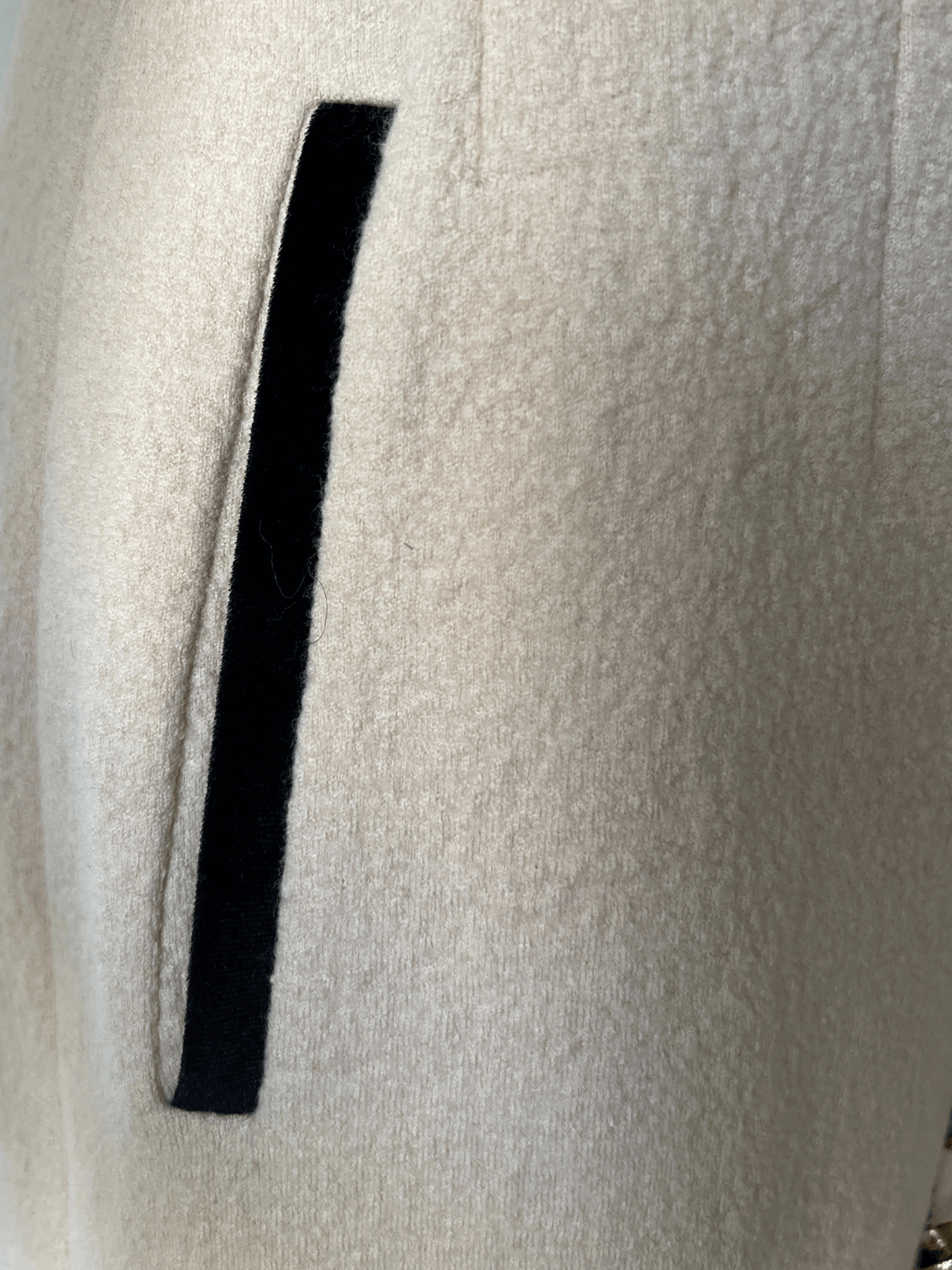 Ella Wool Dress - Beige/Latte