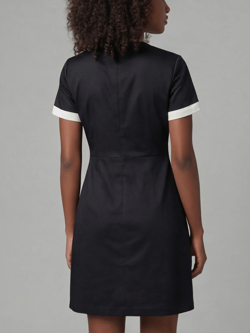 Olivia Cotton Sateen Mini Dress (Preorder)