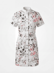 Floral Olivia Cotton Sateen Mini Dress