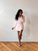 Women's Pink Blazer Romper