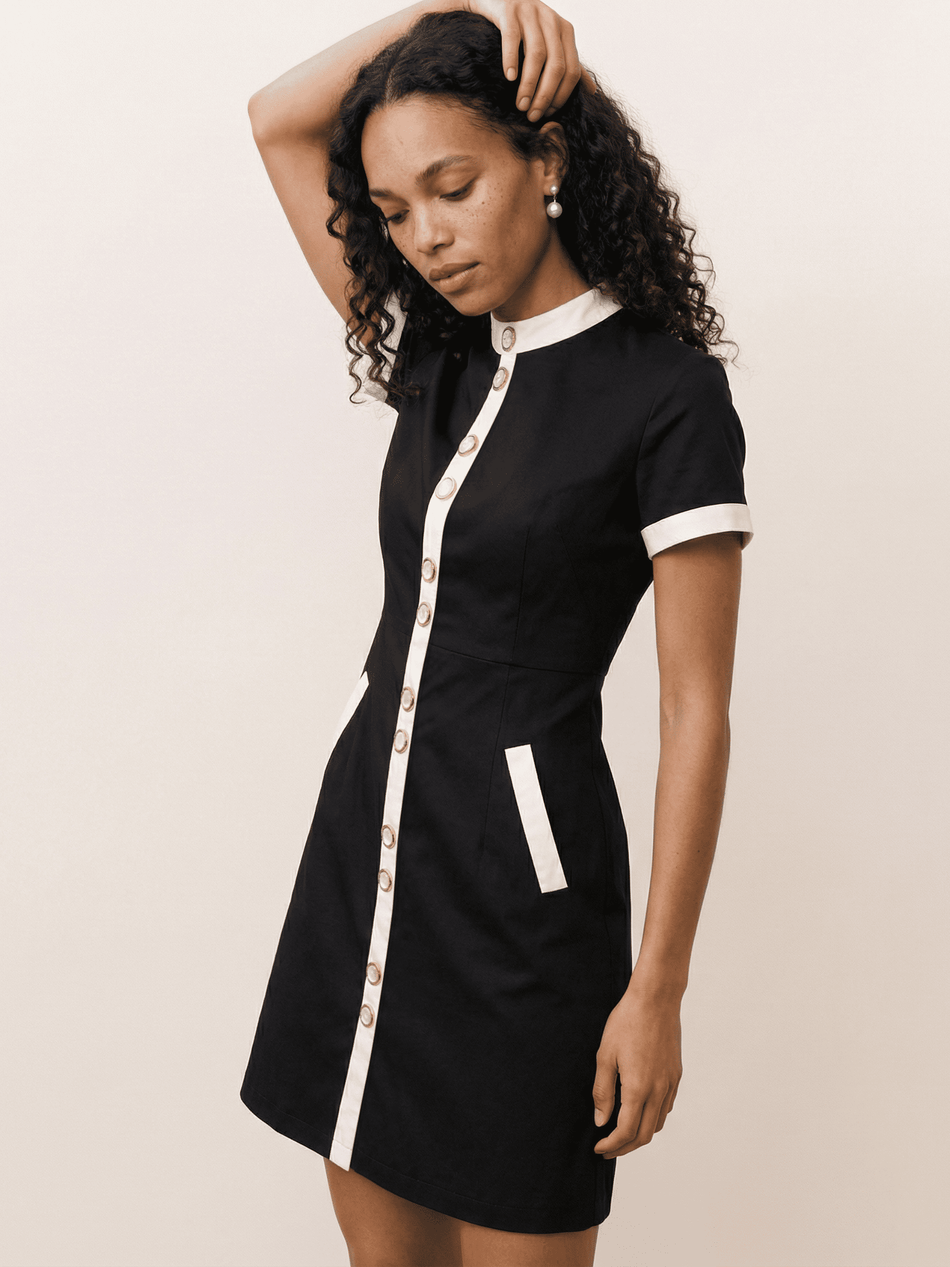 Olivia Cotton Sateen Mini Dress - Limited PreOrder