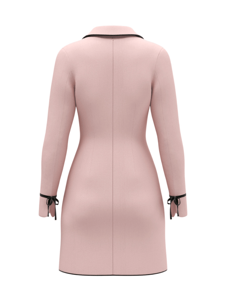 Ella Wool Dress - Neutral Pink (Pre-Order Estimated Delivery August 2025)