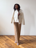 Classy Cream Tweed Blazer
