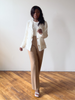 Classy Cream Tweed Blazer
