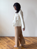 Classy Cream Tweed Blazer