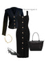 Black Classy Knit Blazer