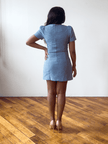 Gabrielle Blue Mini Dress