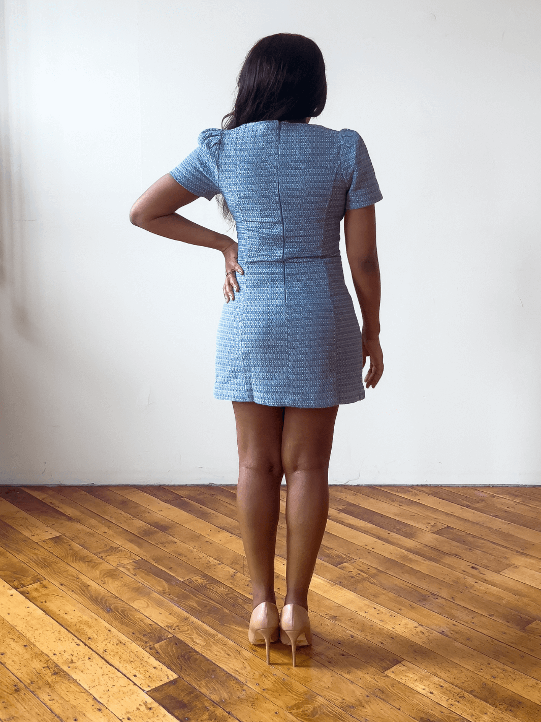 Gabrielle Blue Mini Dress