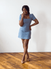 Gabrielle Blue Mini Dress