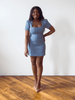 Gabrielle Blue Mini Dress