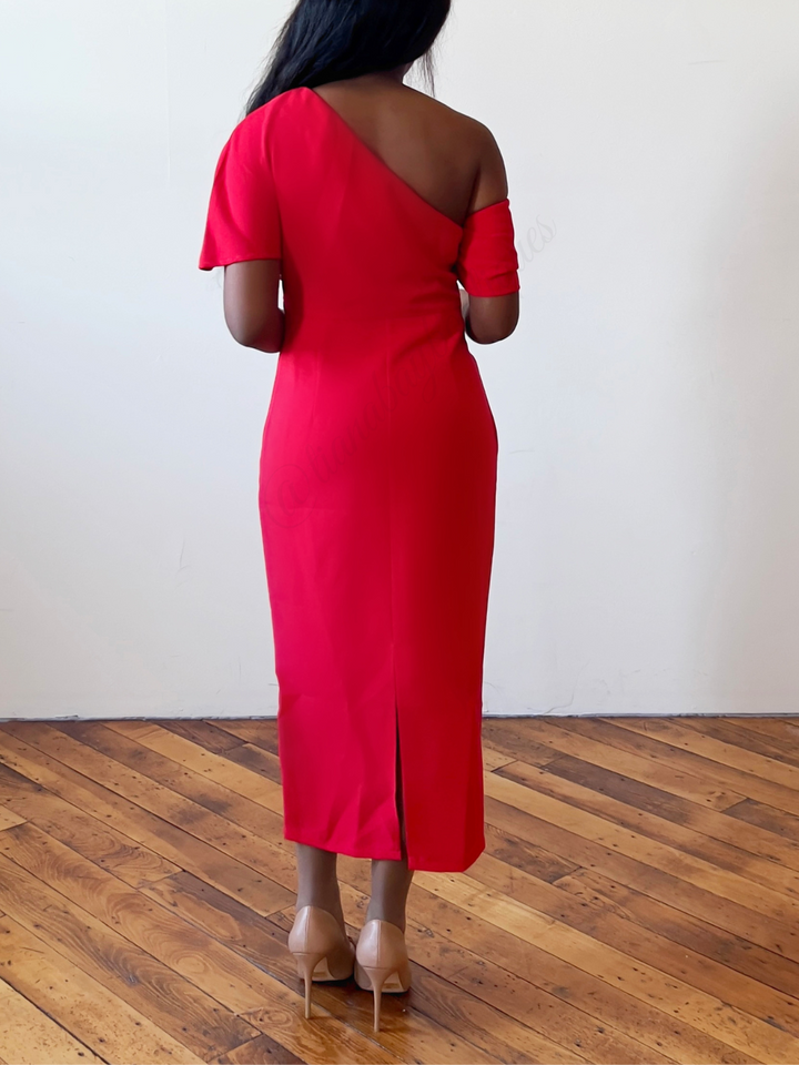 Red Midi Dress