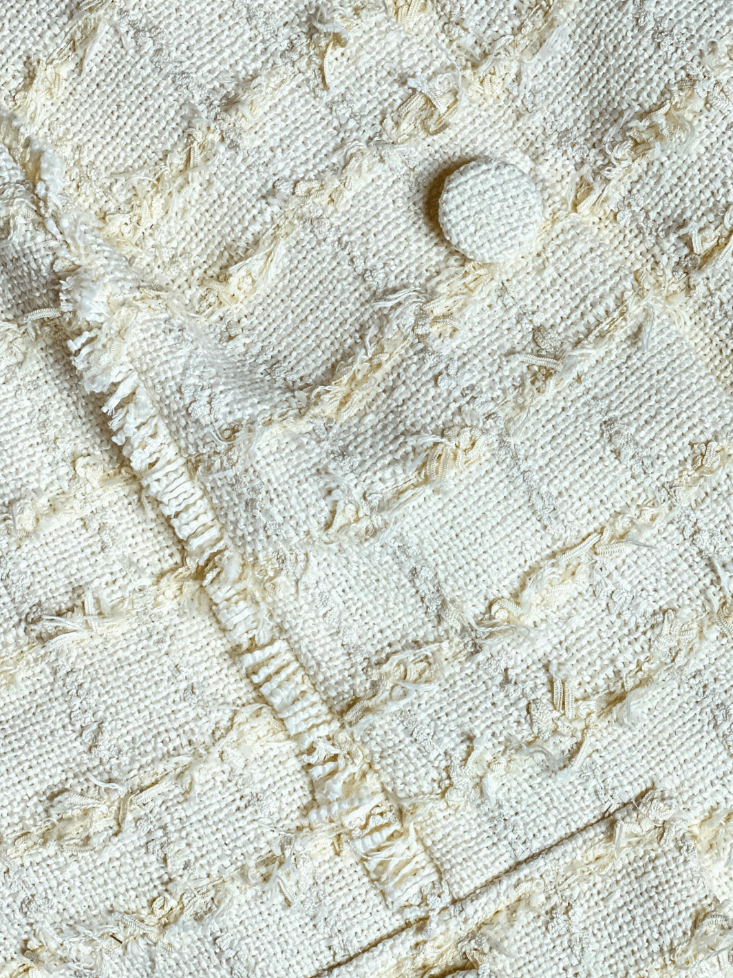 Hilary Ivory Tweed Mini Dress