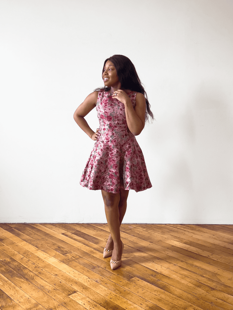 Rosalie Floral Fit & Flare Dress