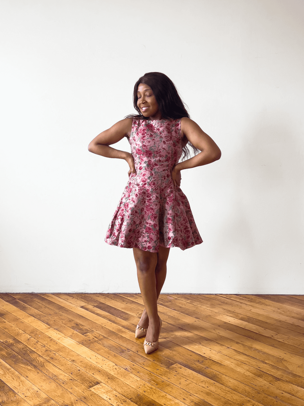 Rosalie Floral Fit & Flare Dress