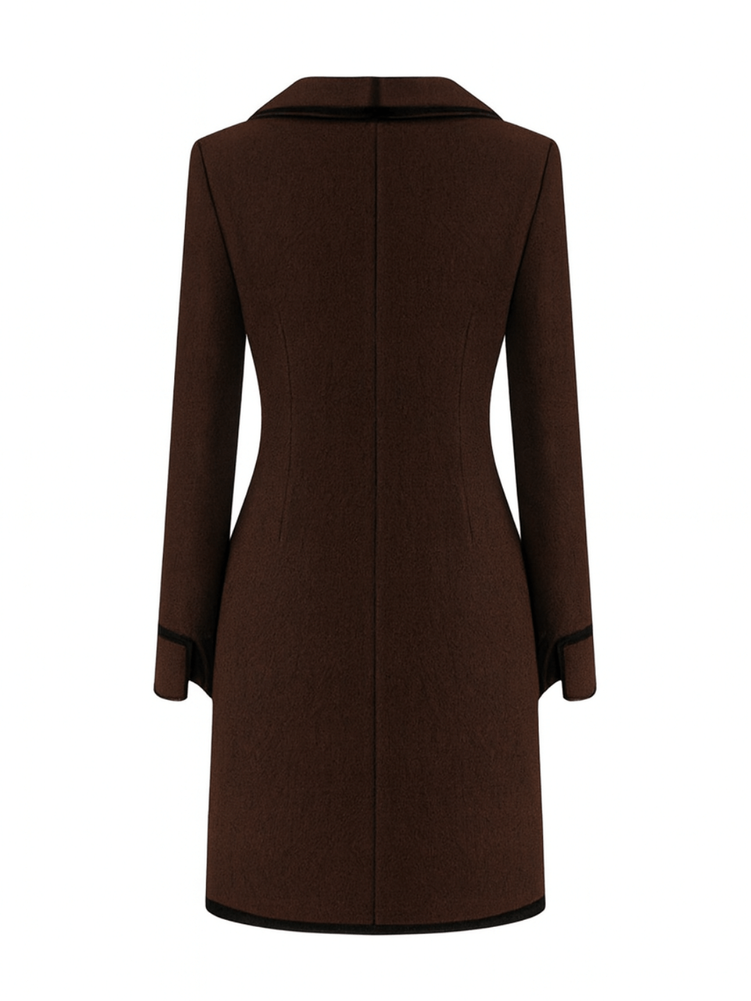 Ella Wool Dress - Chocolate (Estimated Delivery October 2025)