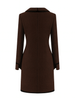 Ella Wool Dress - Chocolate (Estimated Delivery October 2025)