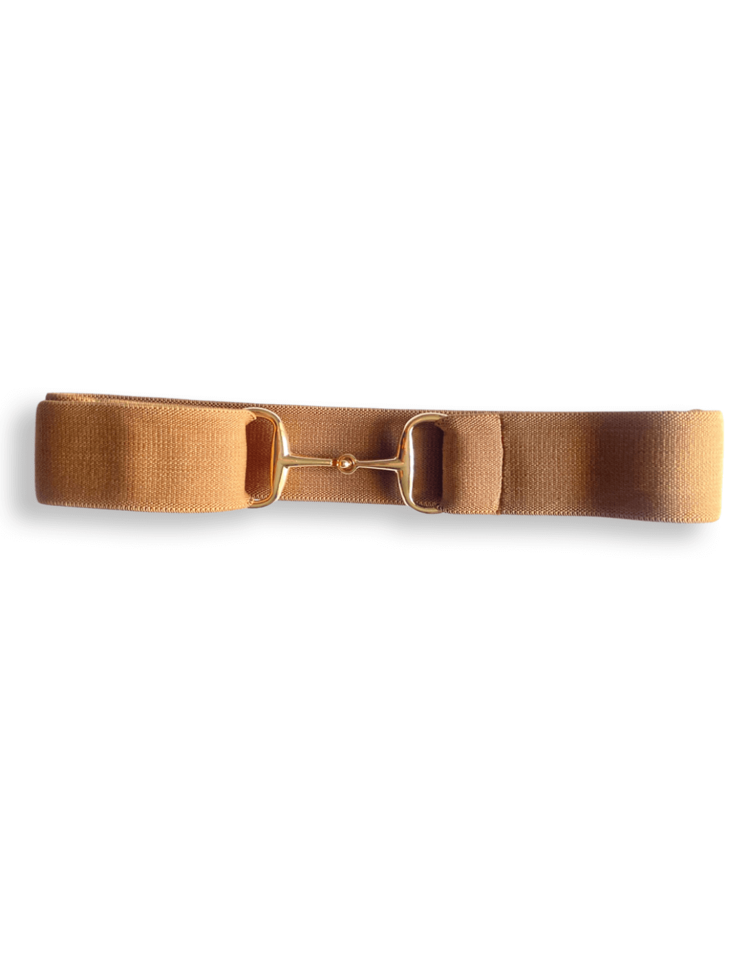 brown and gold belt
