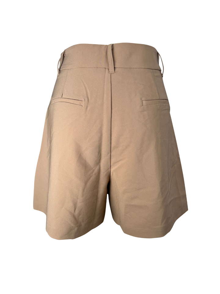 Beige Classy Shorts