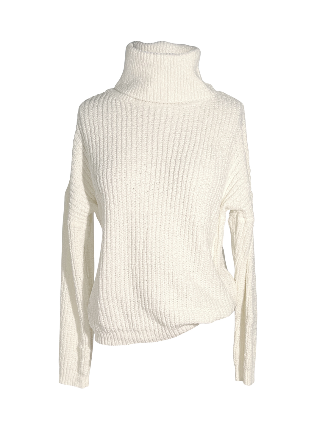Soft and Sophisticated Ivory Turtleneck Sweater